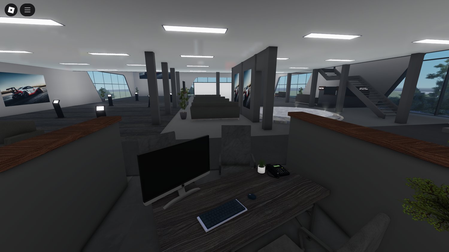 Showcase angle of dealership architecture