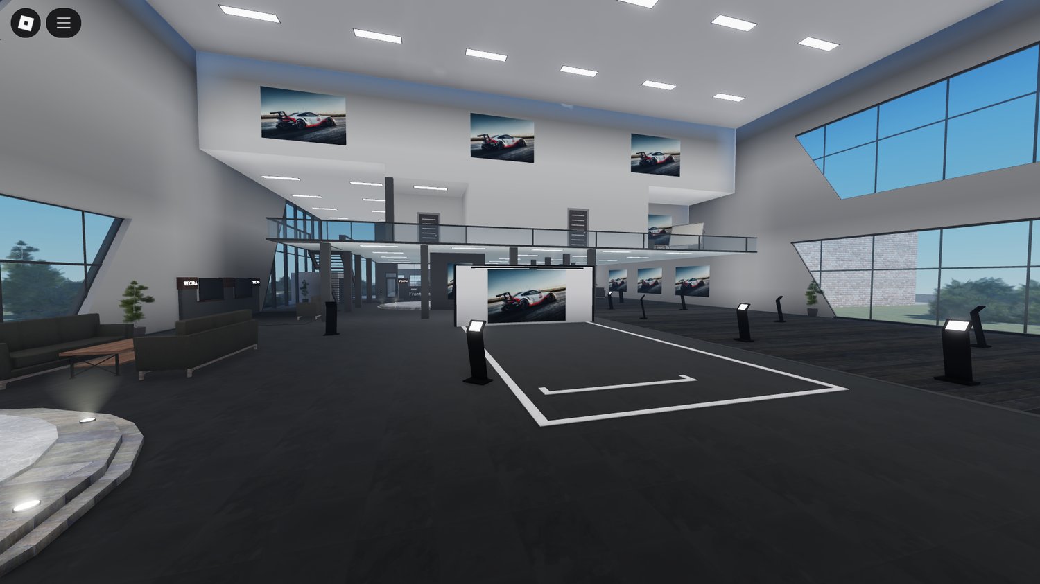 Detail shot of lobby interior design