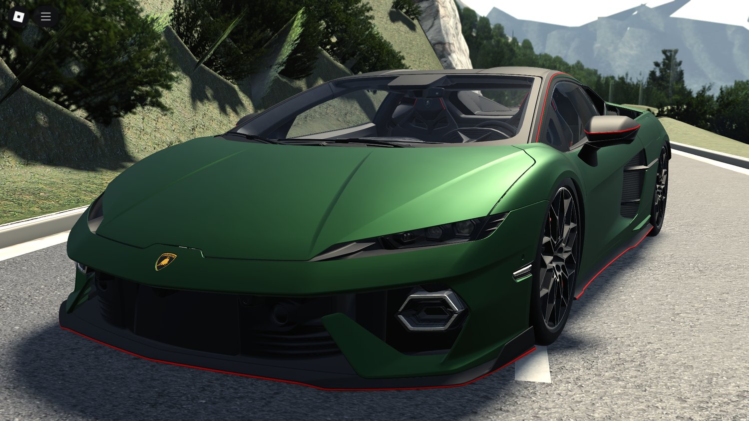 Side profile showing futuristic design lines