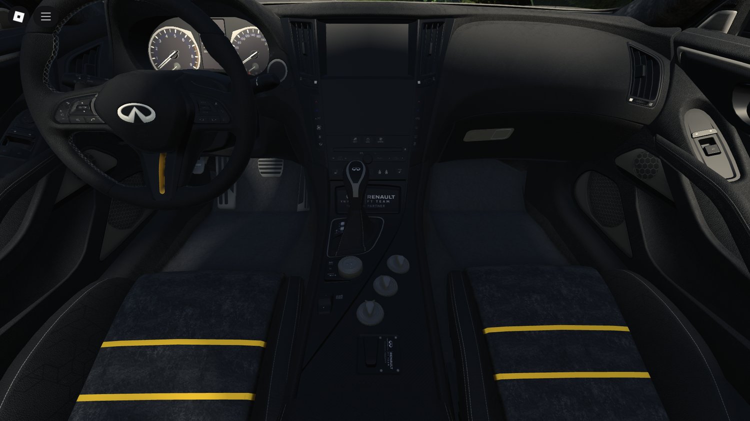 Close-up of headlights and body detailing