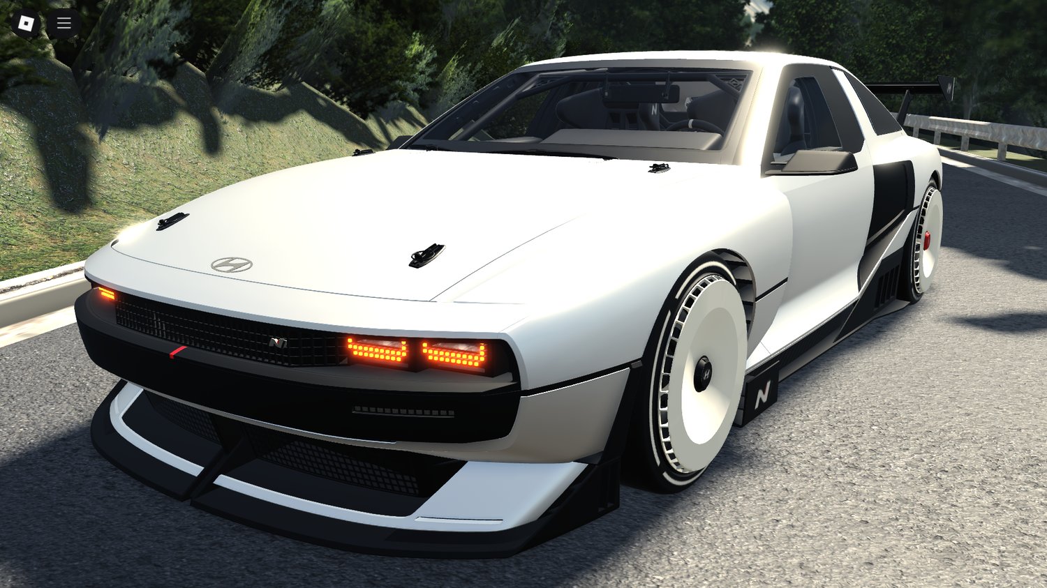 Front view of Hyundai N Vision Roblox model