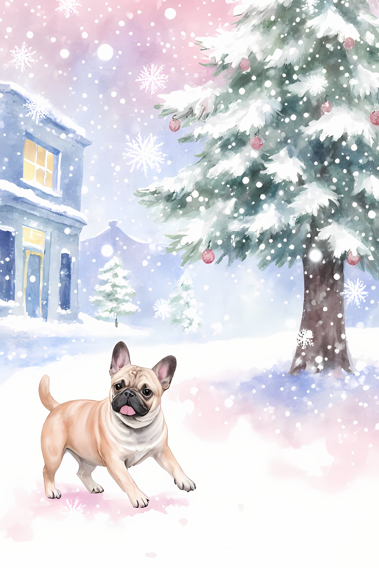 🐾40 Christmas Themed Dog Art | High-Resolution PNGs in Illustrated Art Styles  📦 What’s Included:  40 Files in total High Resolution: 300 DPI for professional quality Image Sizes: From 3072 px to 4608 px 🎨 Perfect For:  Wall Art & Décor Custom Stationery 