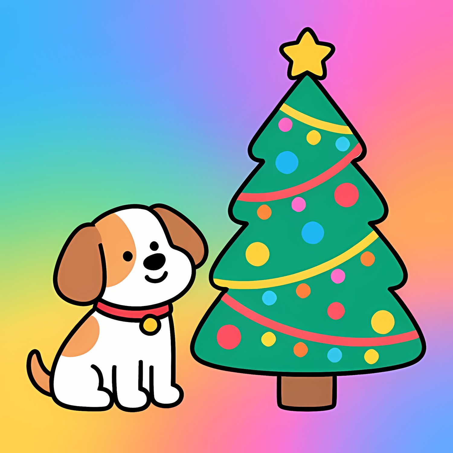 🐾20 Christmas Themed Dog Art | High-Resolution PNGs in Whimsical Art Styles  📦 What’s Included:  20 Files in total High Resolution: 300 DPI for professional quality Image Sizes: From 3072 px to 4608 px 🎨 Perfect For:  Wall Art & Décor Custom Stationery & 