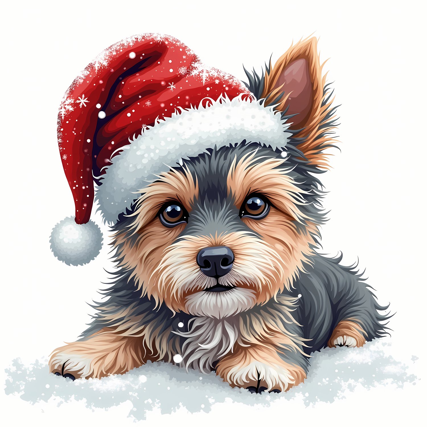 🐾35 Christmas Themed Yorkshire Terrier Art | High-Resolution PNGs in Folk Art, Pop Art and Vector Art Styles  📦 What’s Included:  35 Files in total High Resolution: 300 DPI for professional quality Image Sizes: From 3072 px to 6144 px 🎨 Perfect For:  Wall
