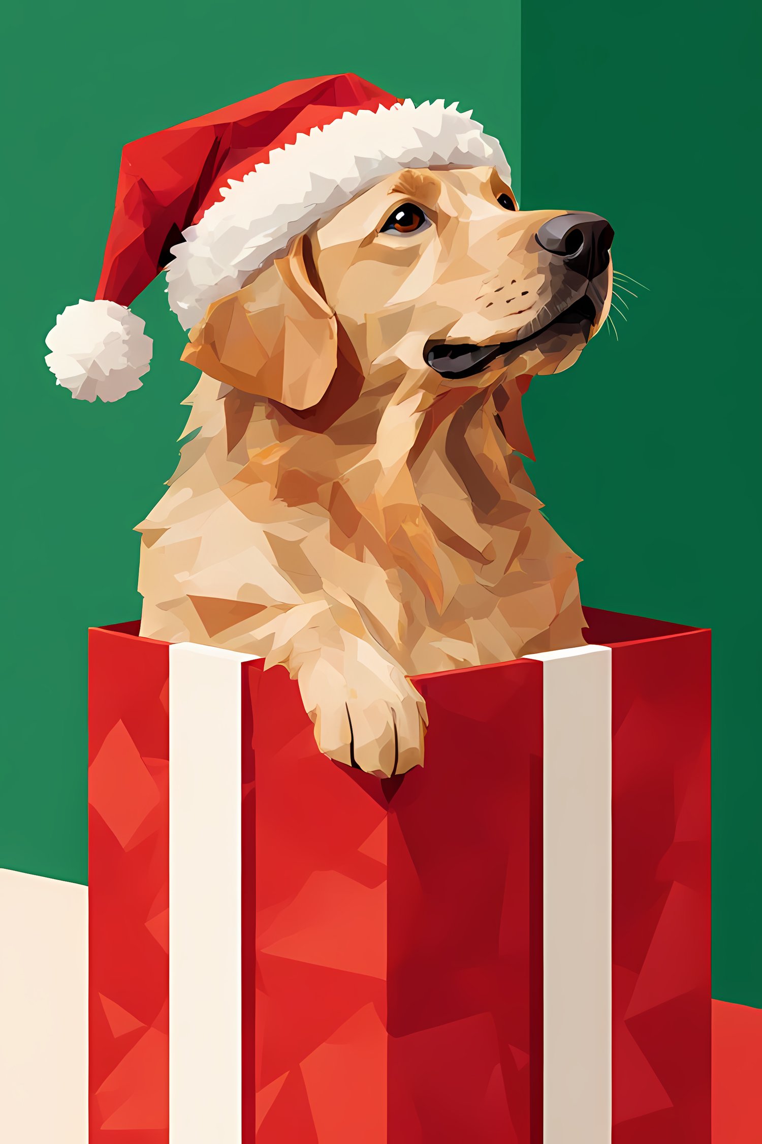 🐾20 Christmas Golden Retriever Art | High-Resolution PNGs in Folk Art, Geometric and Illustration Art Styles  📦 What’s Included:  20 Files in total High Resolution: 300 DPI for professional quality Image Sizes: From 3072 px to 6144 px 🎨 Perfect For:  Wall