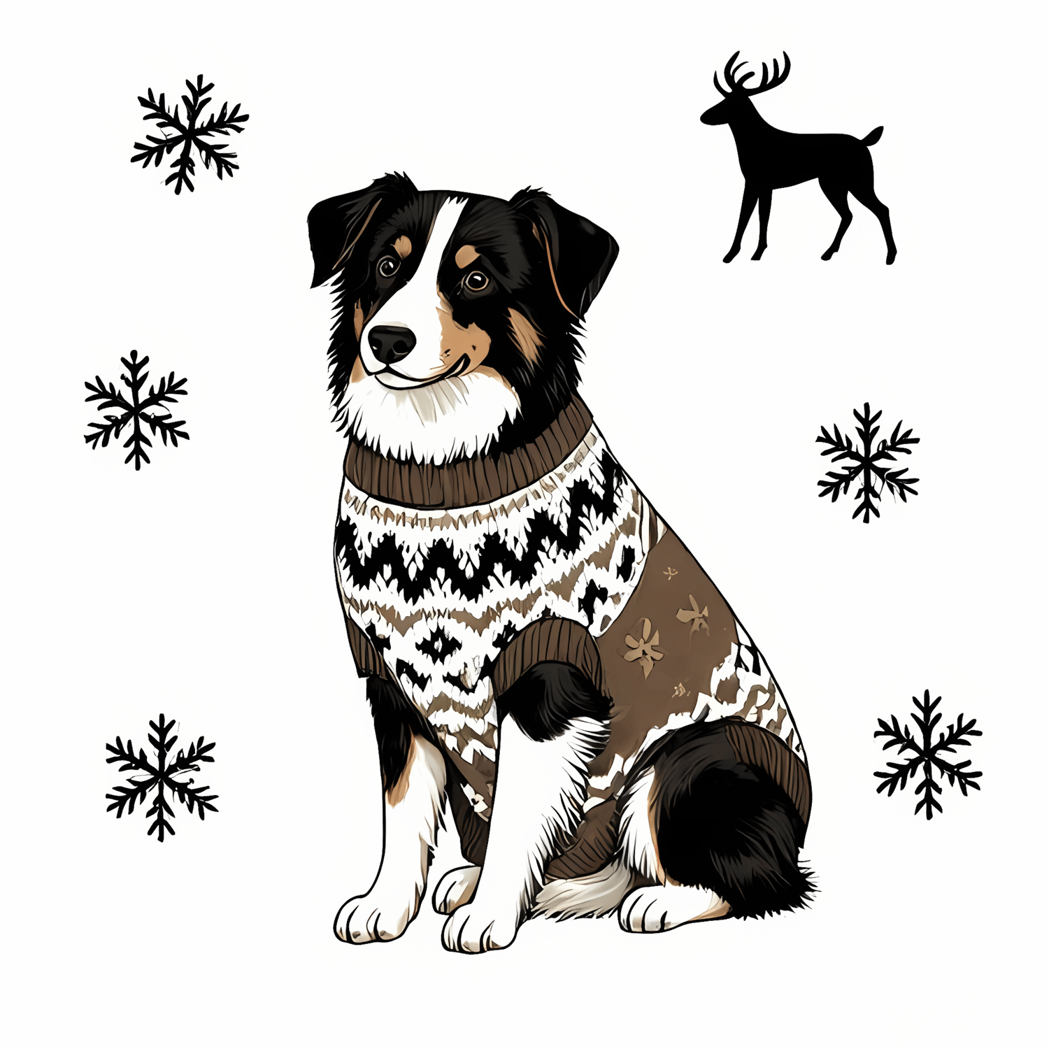 🐾20 Christmas Australian Shepherd Art | High-Resolution PNGs in Pop Art, Painterly, Illustration & Folk Art Styles  📦 What’s Included:  20 Files in total High Resolution: 300 DPI for professional quality Image Sizes: From 3072 px to 4608 px 🎨 Perfect For: