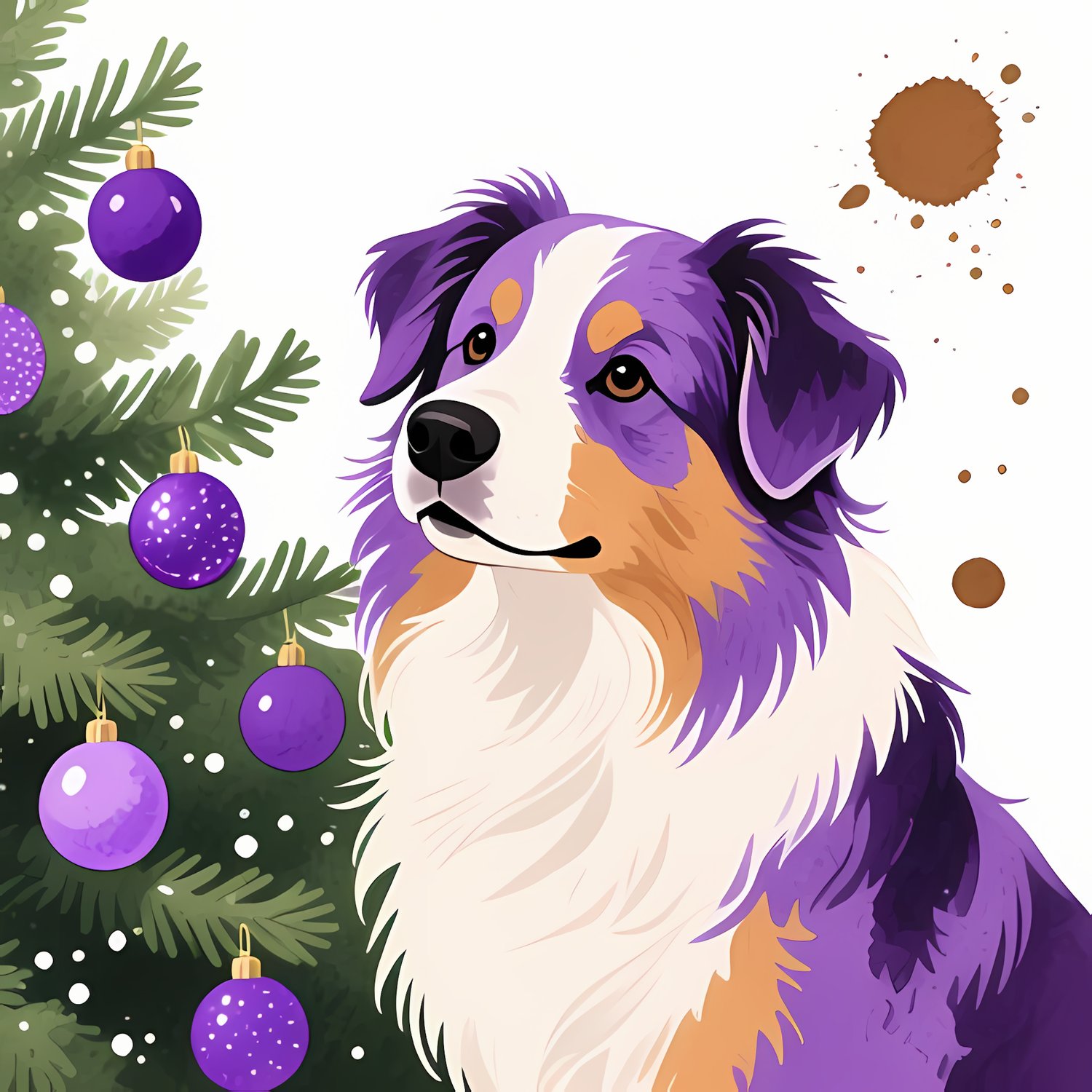 🐾20 Christmas Australian Shepherd Art | High-Resolution PNGs in Pop Art, Painterly, Illustration & Folk Art Styles  📦 What’s Included:  20 Files in total High Resolution: 300 DPI for professional quality Image Sizes: From 3072 px to 4608 px 🎨 Perfect For: