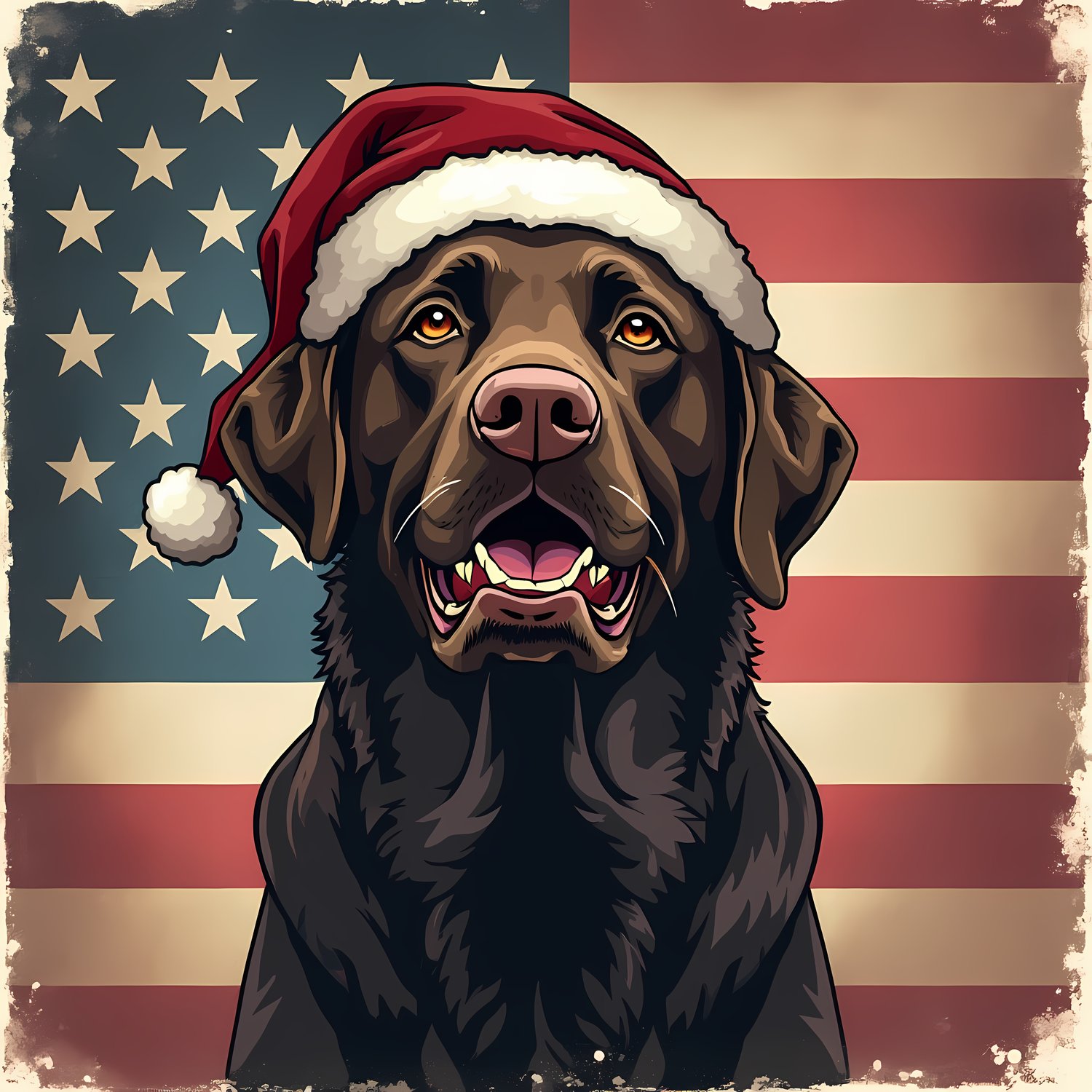🐾30 Christmas Themed Labrador Dog Art | High-Resolution PNGs in Illustration, Painterly, Pop Art, Silhouette Art Styles  📦 What’s Included:  30 Files in total High Resolution: 300 DPI for professional quality Image Sizes: From 3072 px to 6144 px 🎨 Perfect