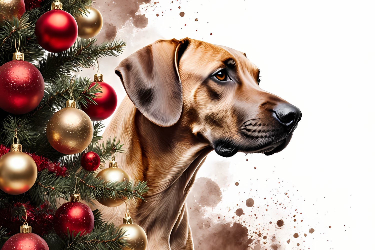 🐾20 Christmas Themed Rhodesian Ridgeback Art | High-Resolution PNGs in Illustration, Painterly, Geometric and Pop Art Styles  📦 What’s Included:  20 Files in total High Resolution: 300 DPI for professional quality Image Sizes: From 3072 px to 6144 px 🎨 Pe
