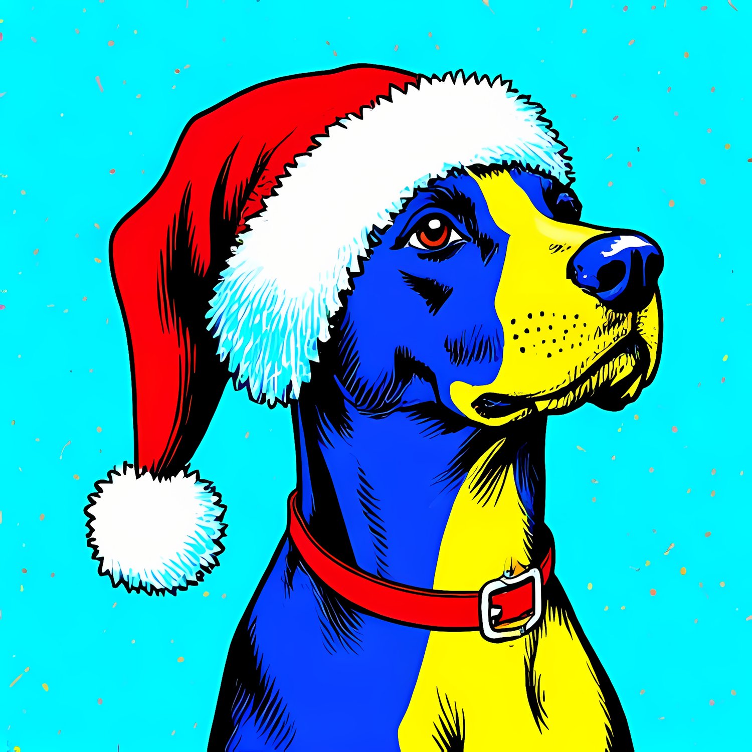 🐾20 Christmas Themed Rhodesian Ridgeback Art | High-Resolution PNGs in Illustration, Painterly, Geometric and Pop Art Styles  📦 What’s Included:  20 Files in total High Resolution: 300 DPI for professional quality Image Sizes: From 3072 px to 6144 px 🎨 Pe