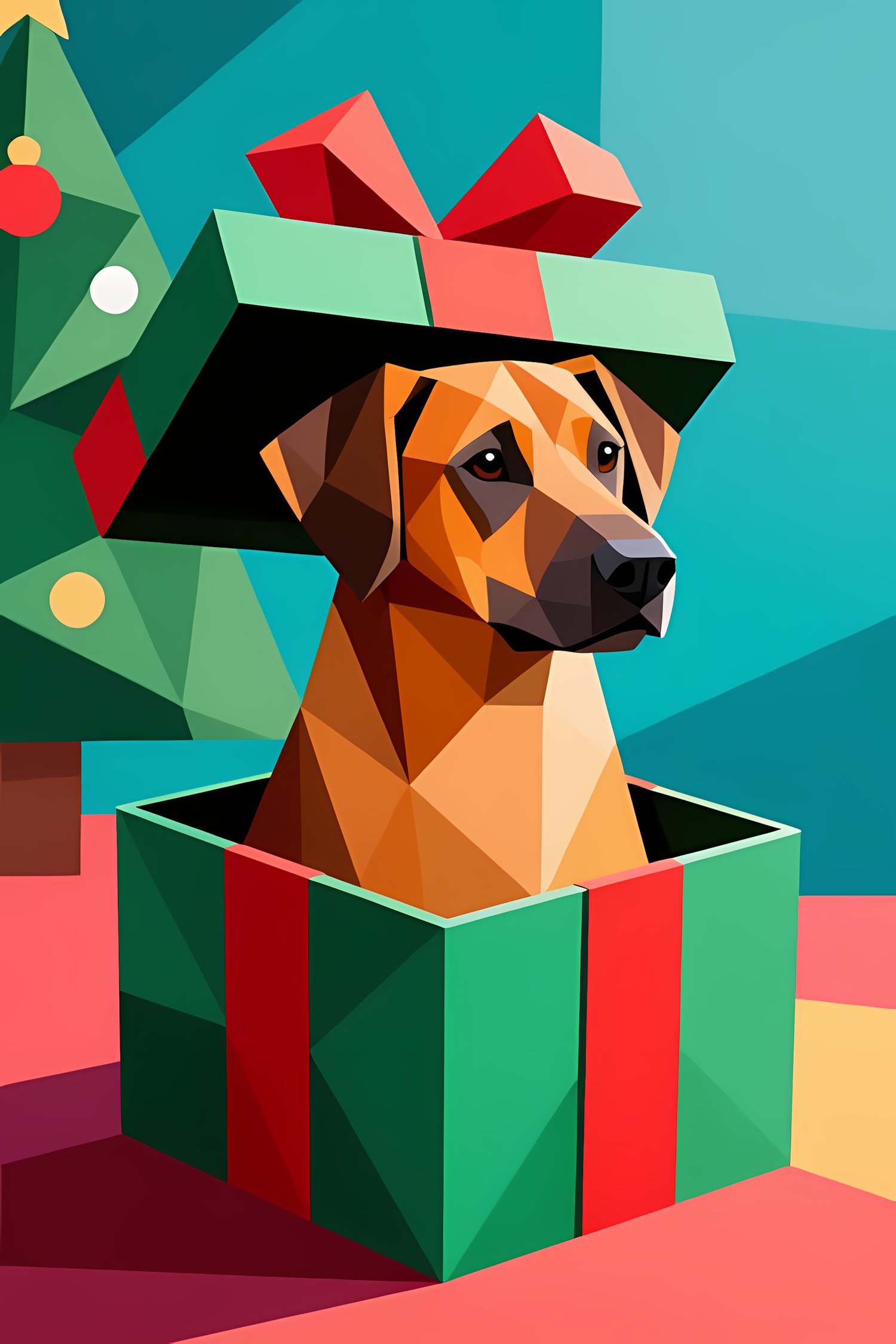 🐾20 Christmas Themed Rhodesian Ridgeback Art | High-Resolution PNGs in Illustration, Painterly, Geometric and Pop Art Styles  📦 What’s Included:  20 Files in total High Resolution: 300 DPI for professional quality Image Sizes: From 3072 px to 6144 px 🎨 Pe