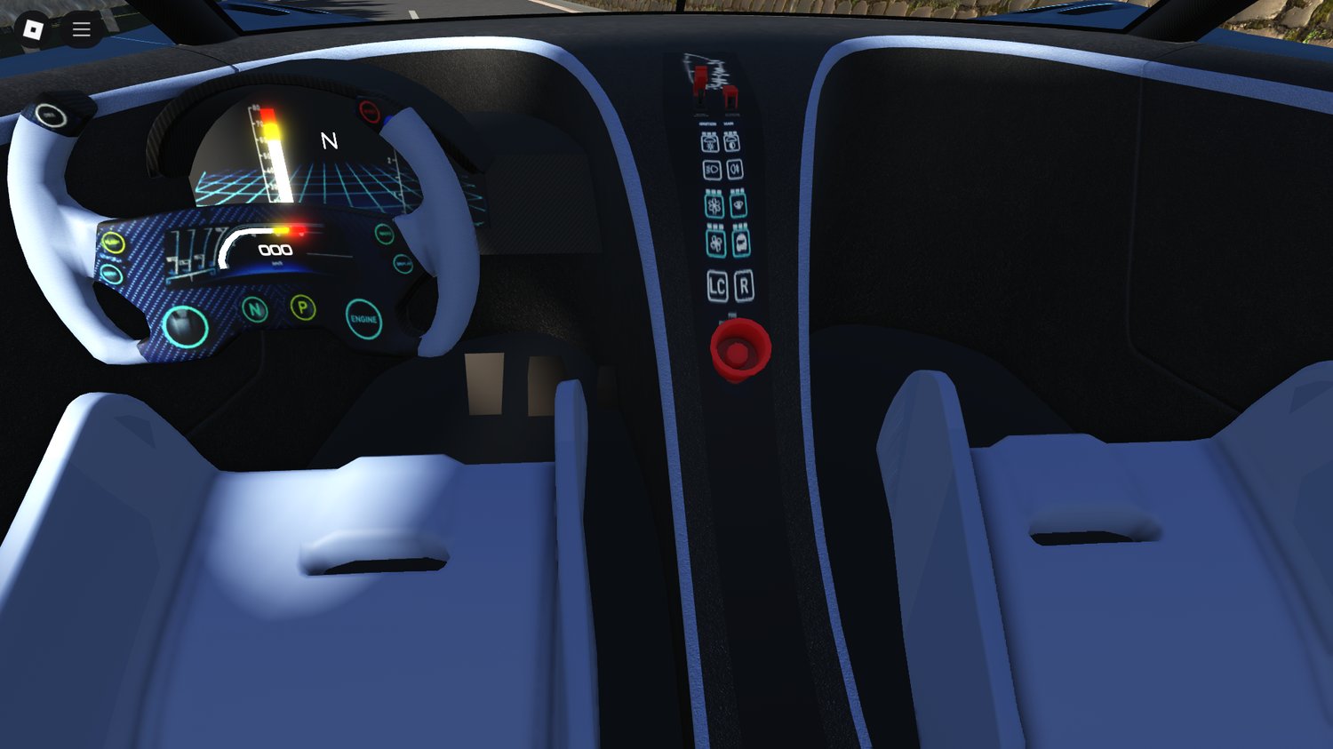 Vision GT racing on a futuristic Roblox track