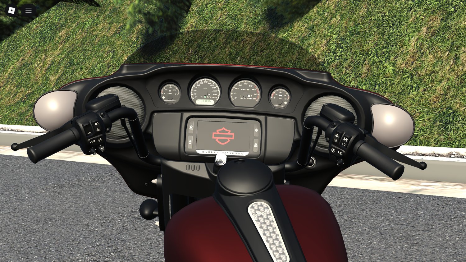 FLHXS cruising through a Roblox city or scenic route