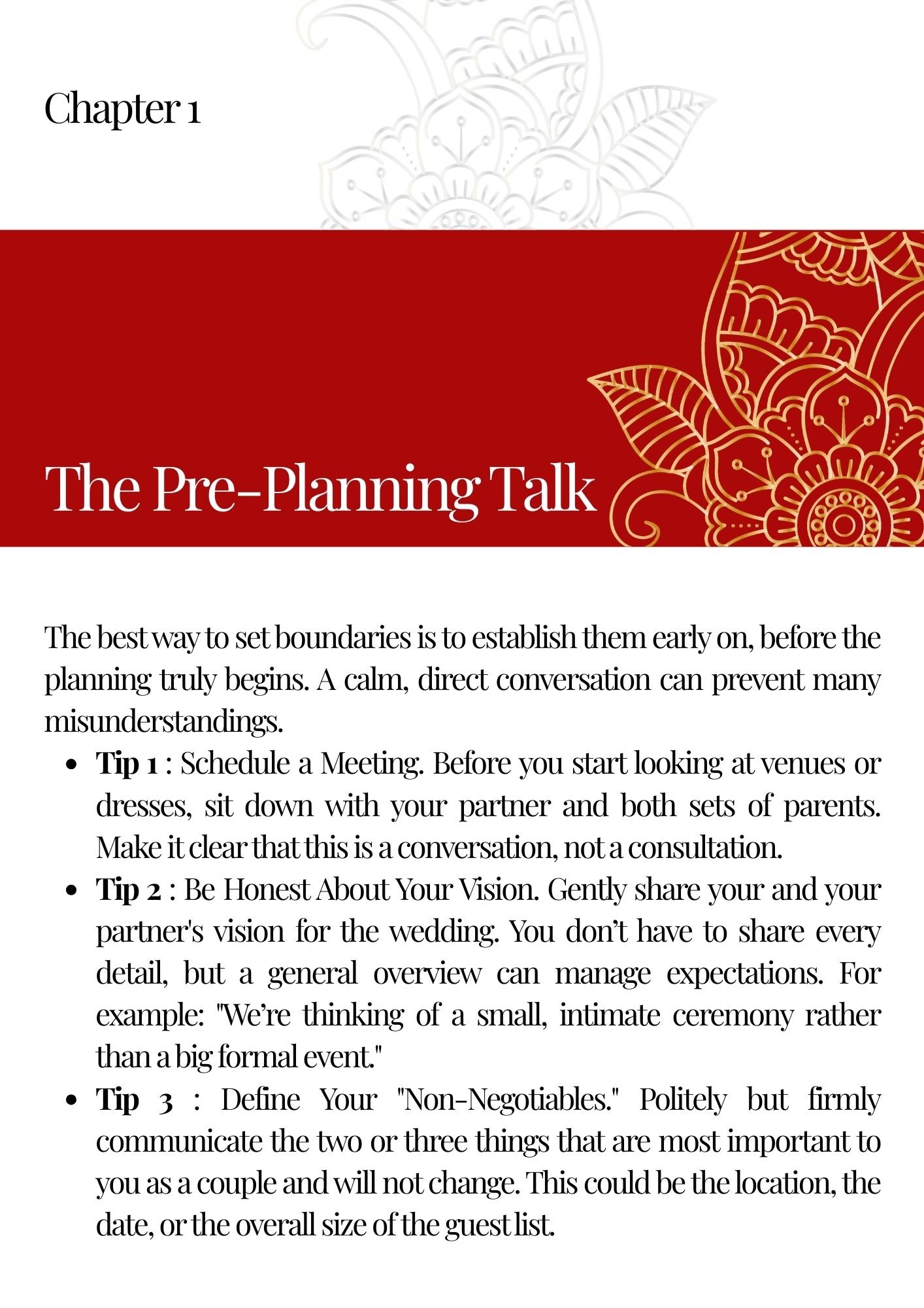 The Brides Rules: Setting Boundaries with Family During Wedding PlanningOrganizer, bridal reference, wedding tips