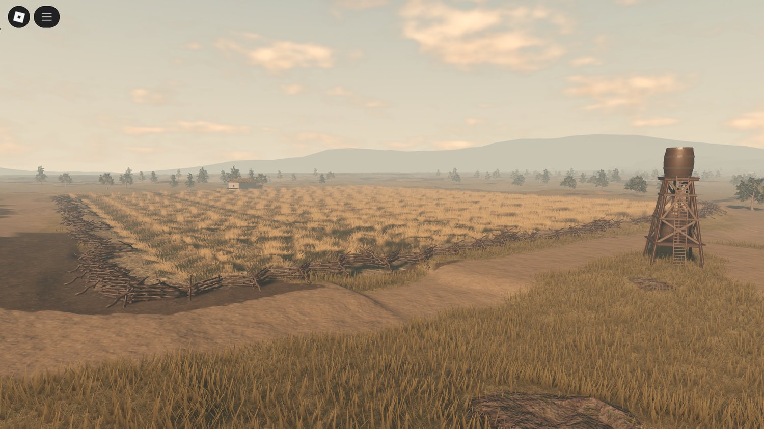 Flowing river cutting through the landscape