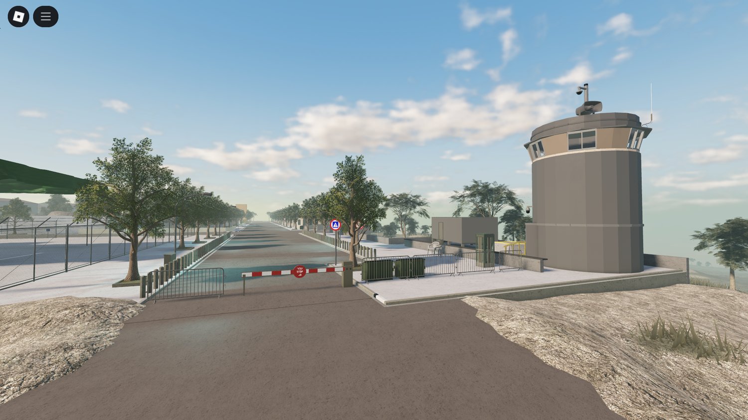 Roleplay scene in an urban environment