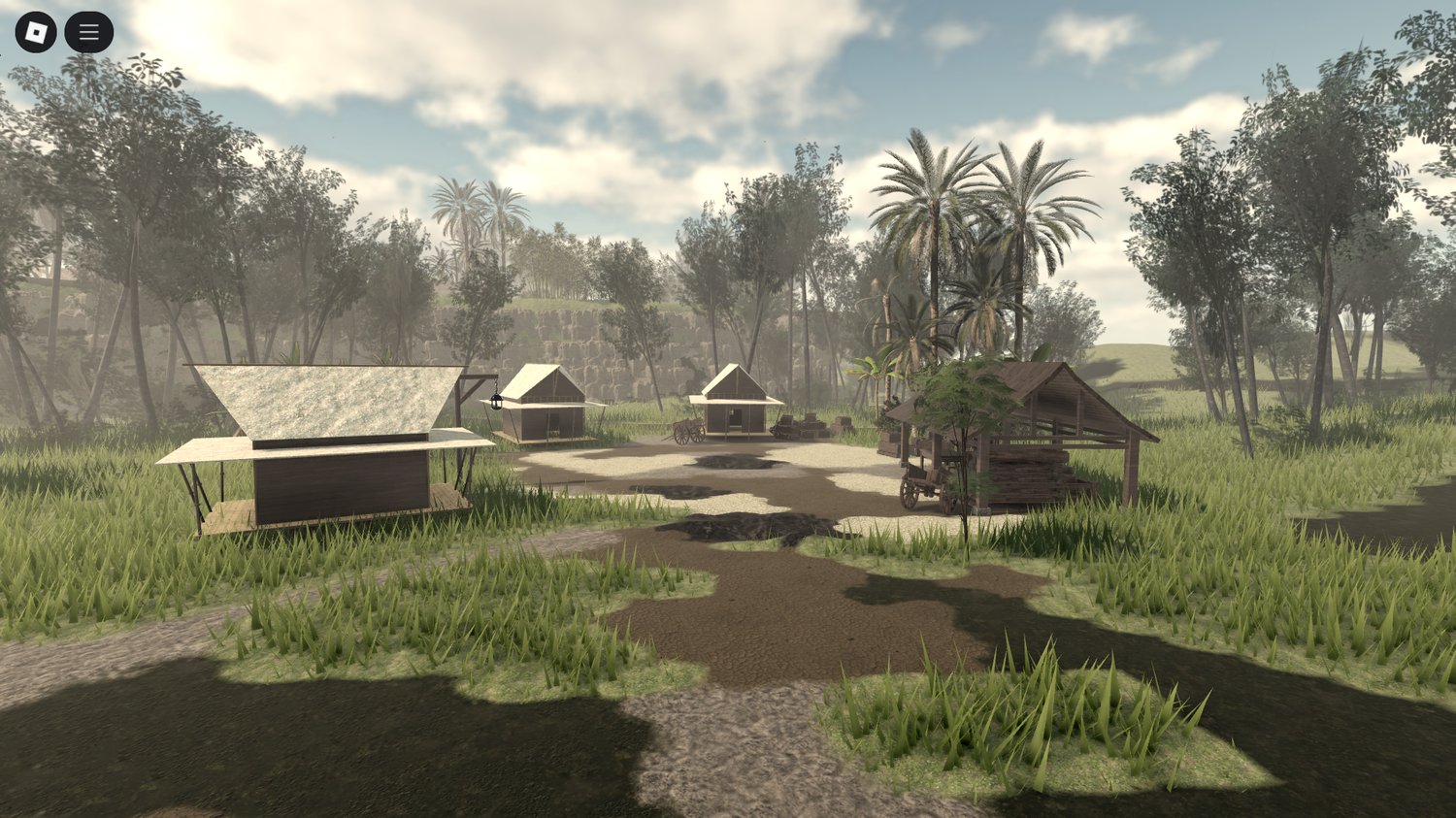 Wide shot of the Philippine Revolution Roblox map