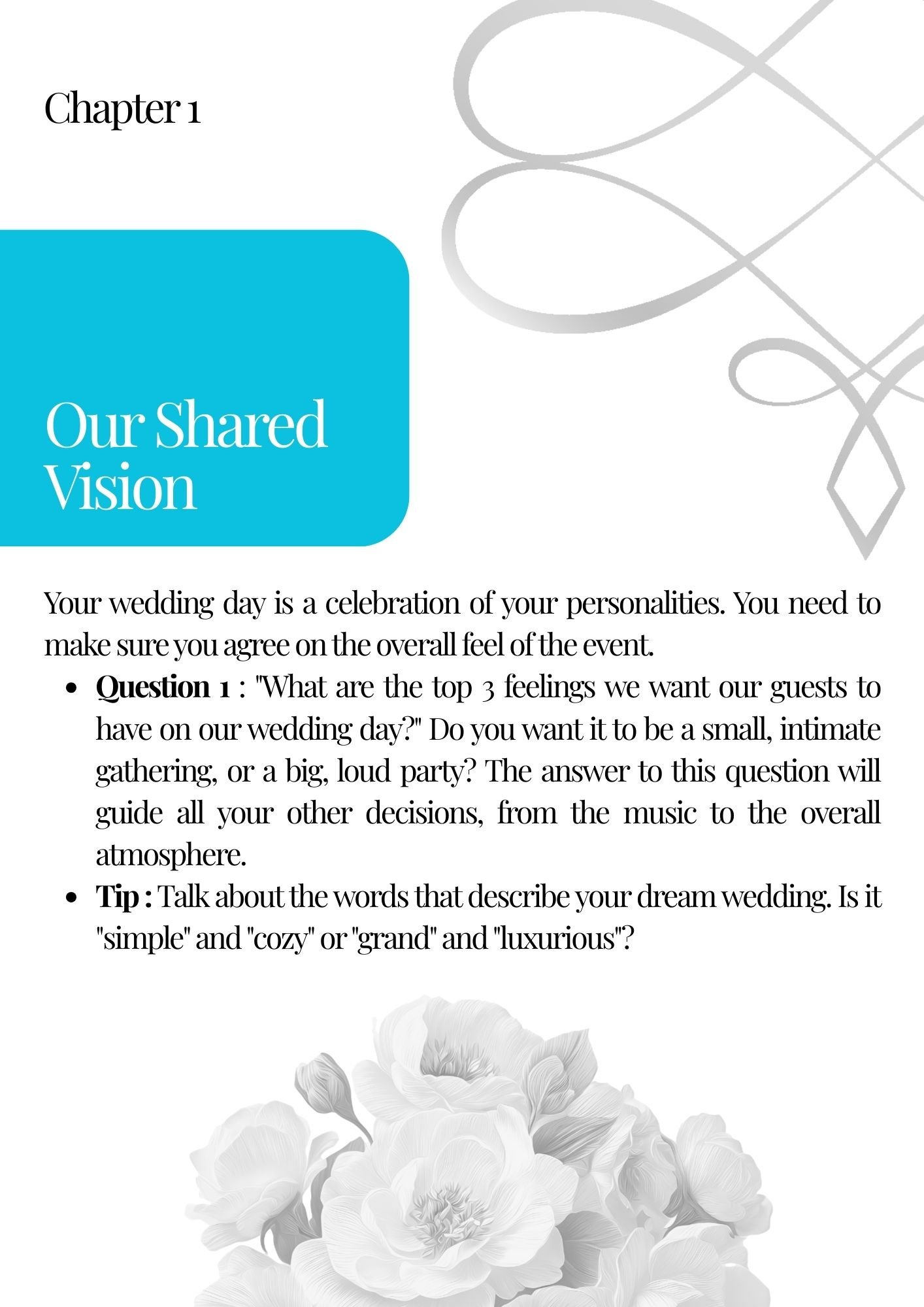 Before You Say I Do 7 Questions to Ask Your Partner Before Wedding Planning Organizer, bridal reference, wedding tips