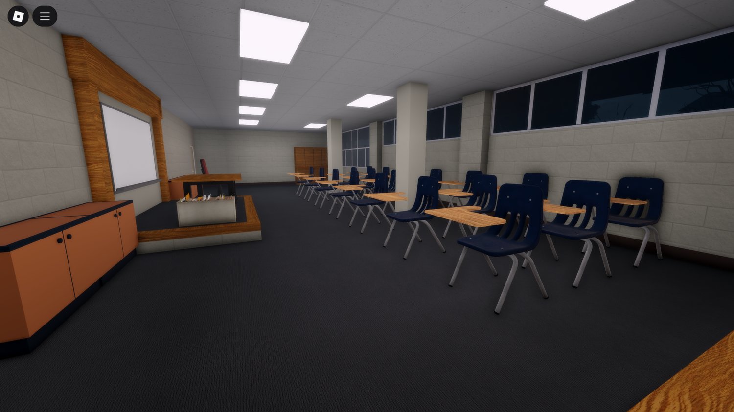 Obstacle course (Obby) and swimming pool training areas