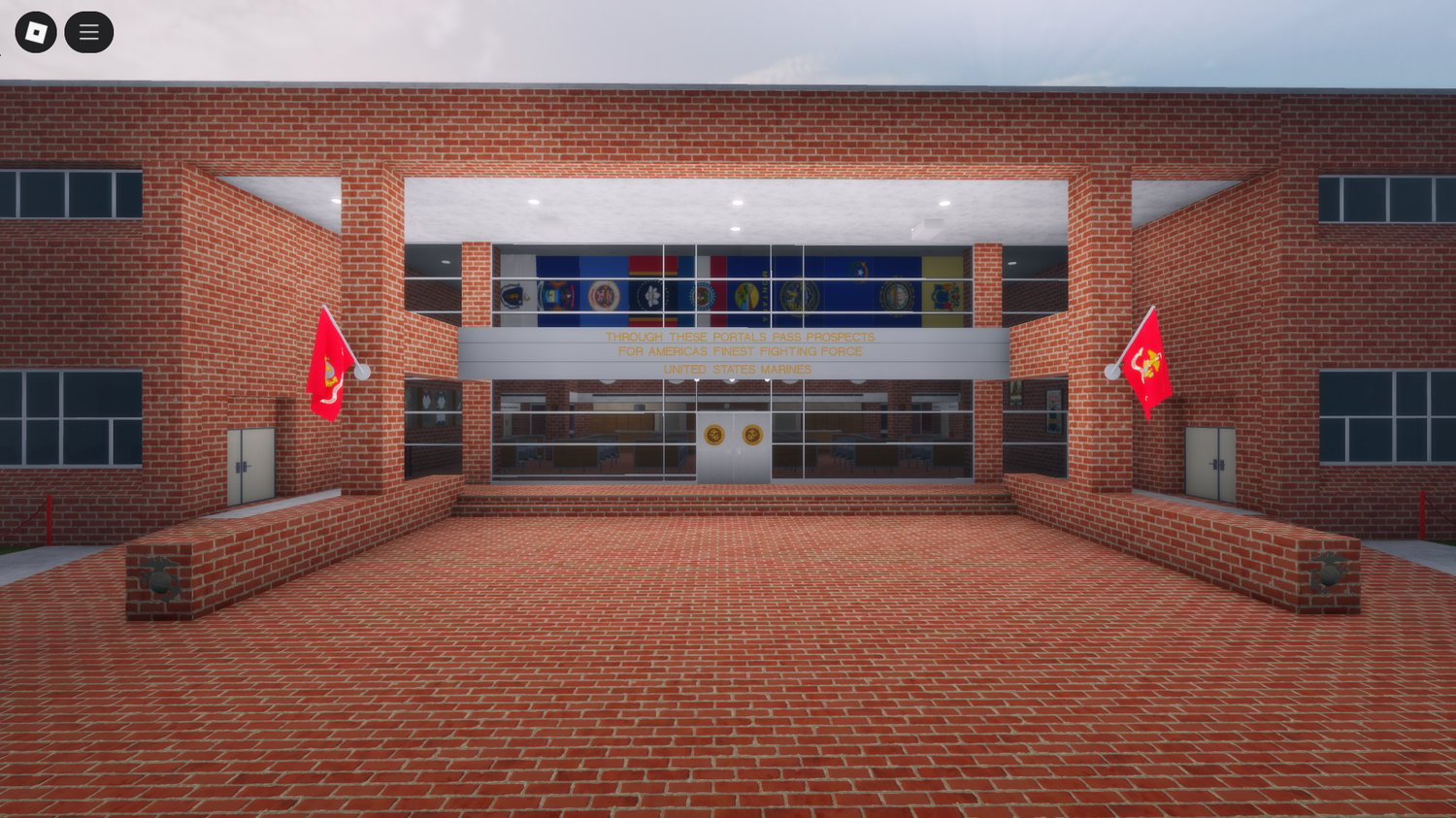 HQ and Recruitment Centre buildings exterior view