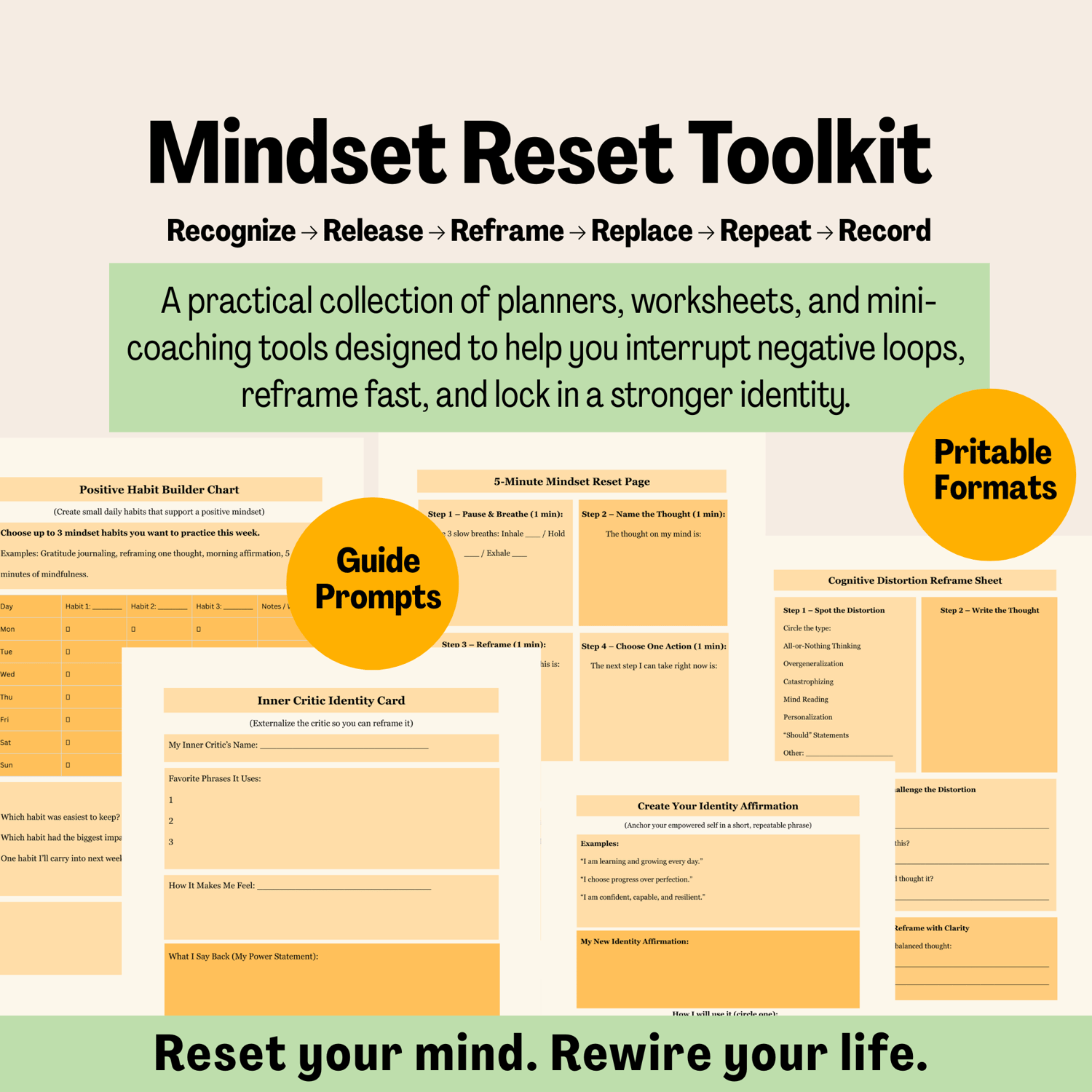 Mindset reset toolkit