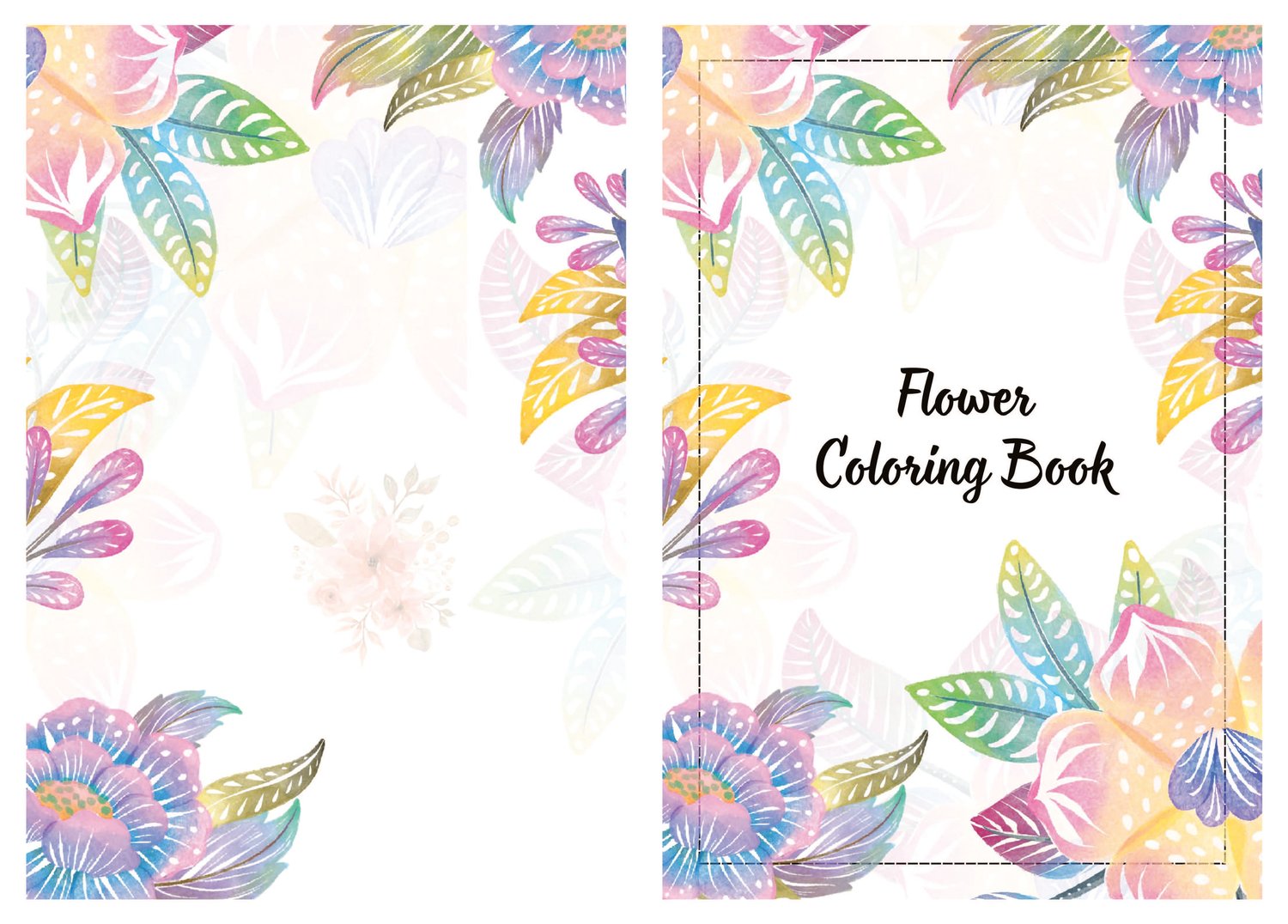 Flower Coloring Book