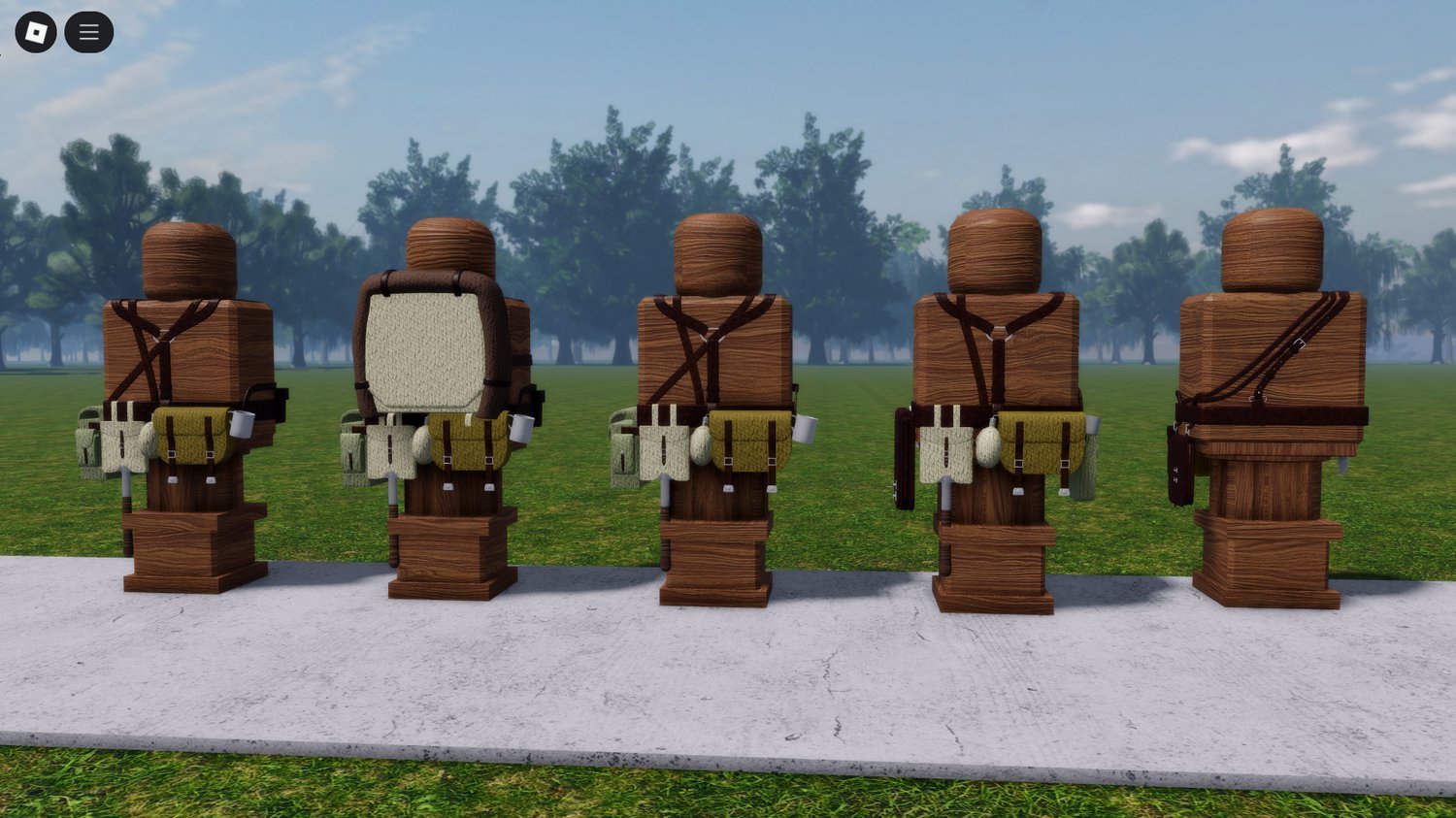 Soviet soldier outfit with detailed textures