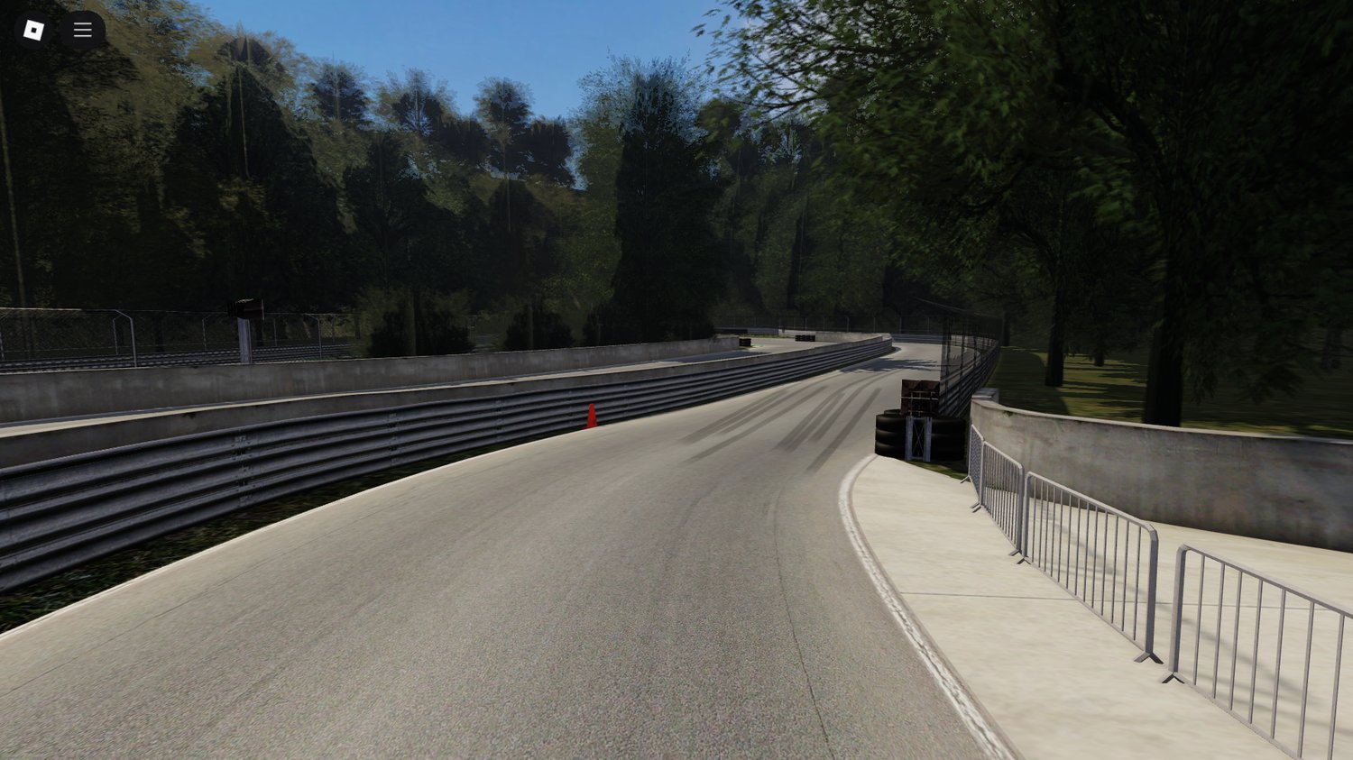 Tight corner section for drifting practice