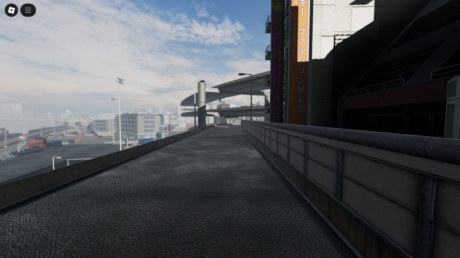 Developer perspective of track in Roblox Studio