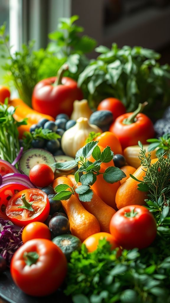 Vibrant vegetables as it pertains to blog post about using food as medicine.