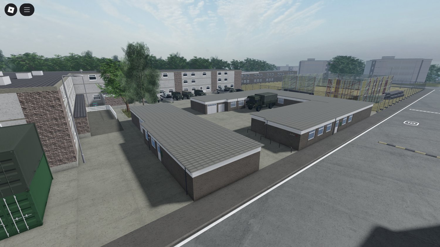 Large-scale roleplay session inside the base