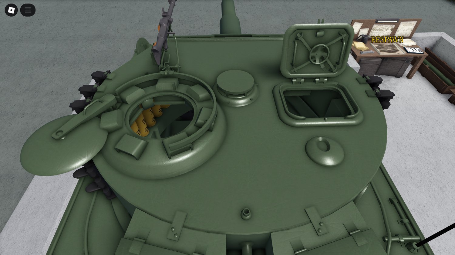Tiger E tank ready for combat roleplay scenario