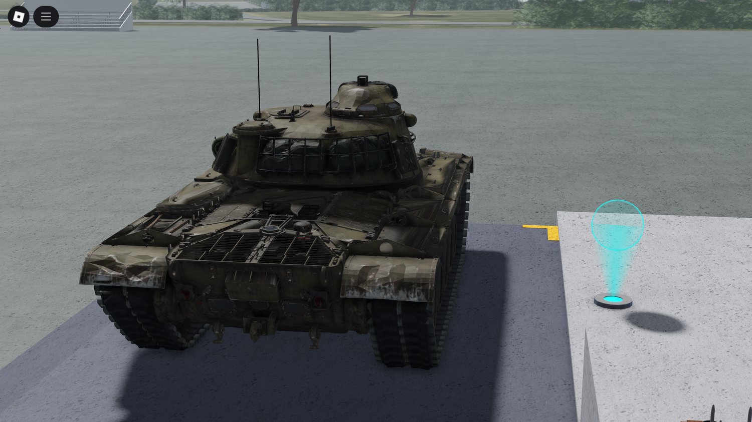 M48A1 tank firing with working weapons in Roblox