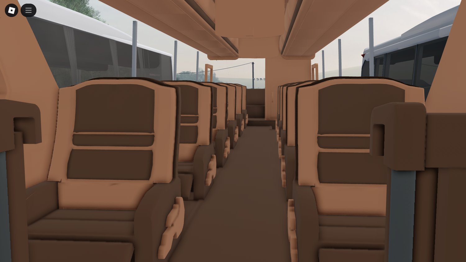 Interior view showing furnished seats and cabin