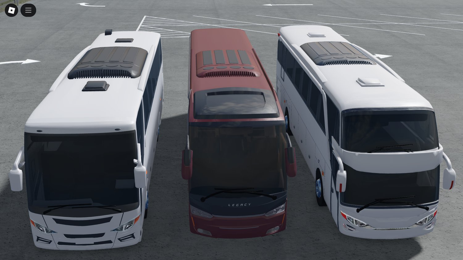 Top-down view showing bus layout for roleplay maps