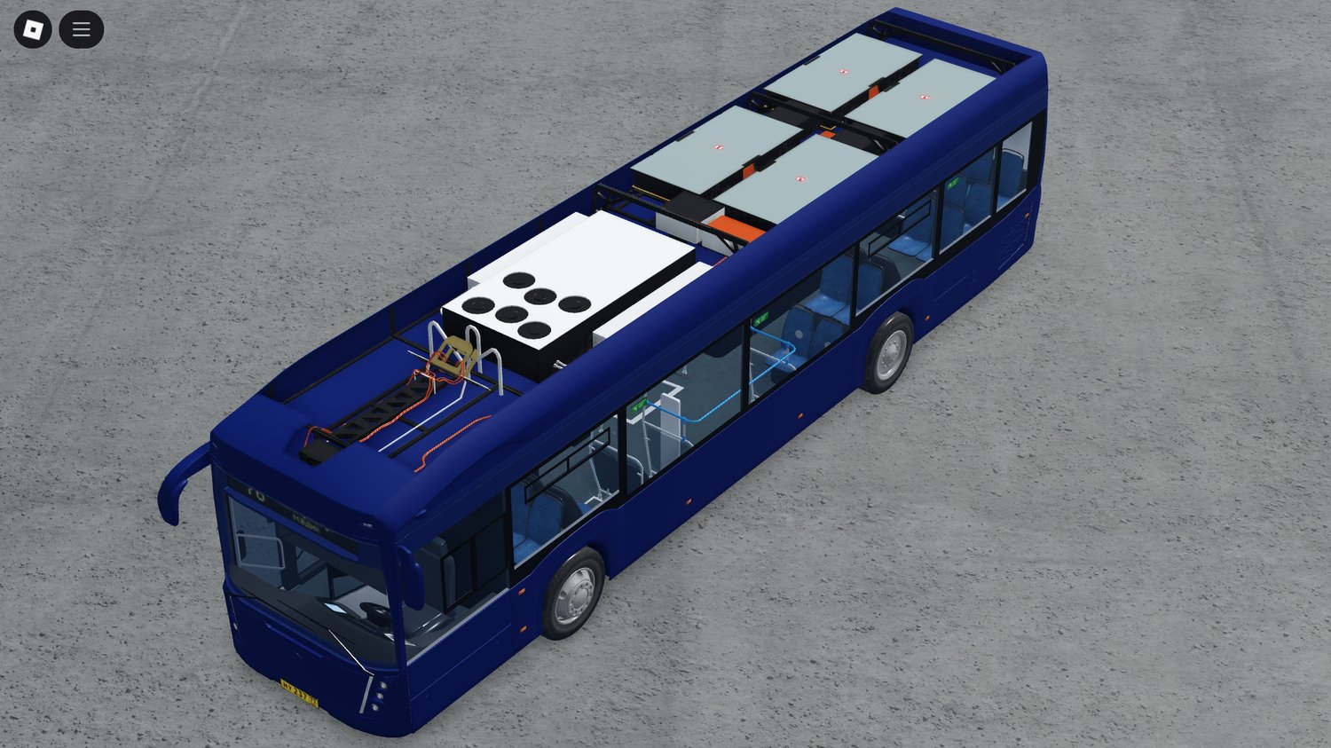 Detailed interior showing driver and passenger seating