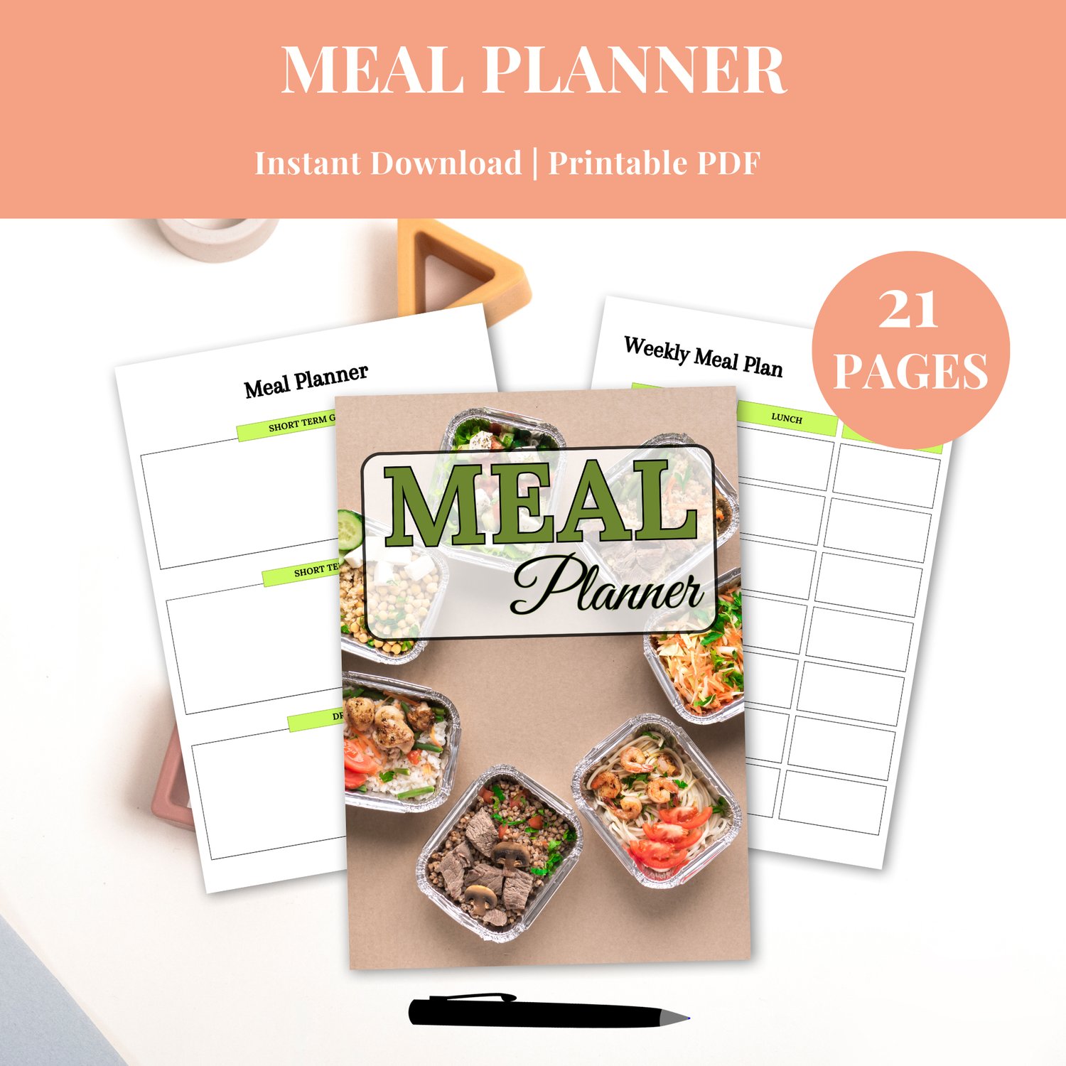 Busy Mom Planner Bundle, Printable Mom Organizer, Meal Gratitude Family ...
