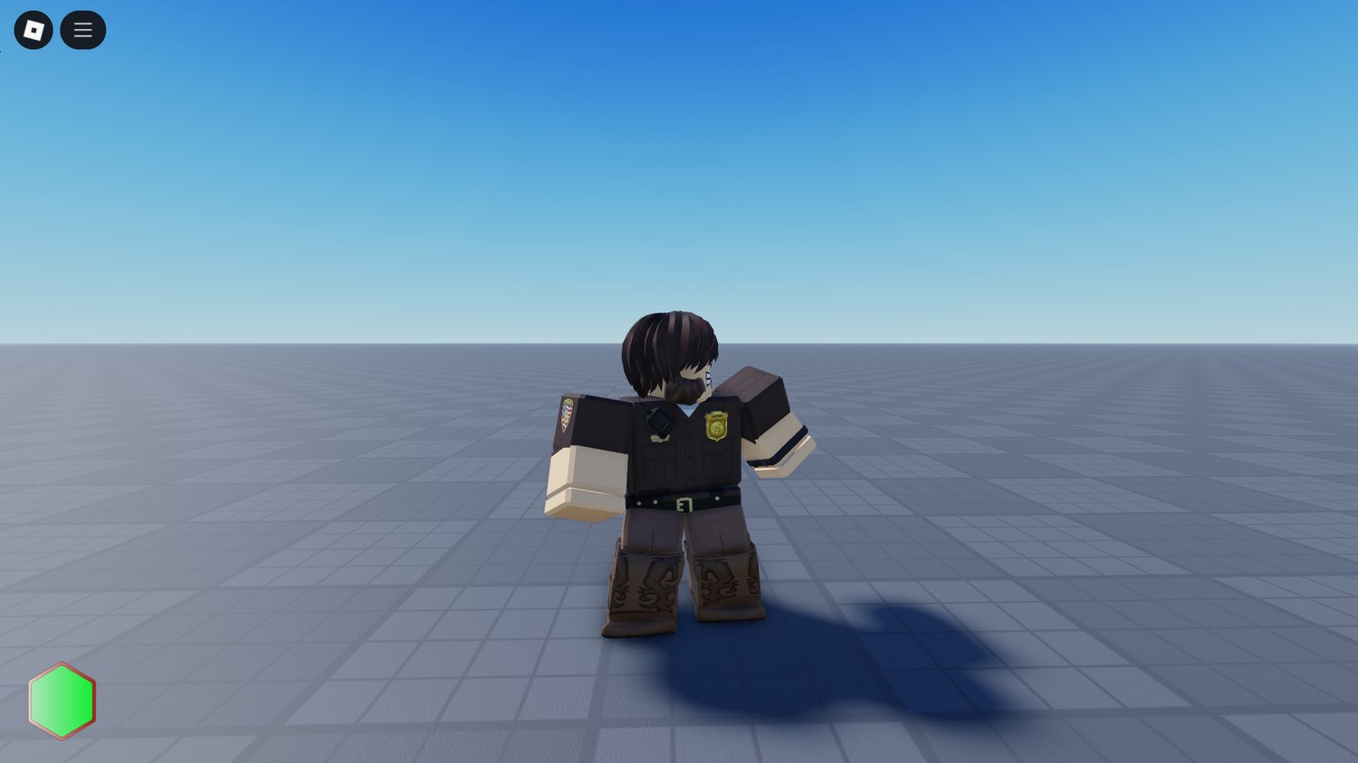 Health bar UI at full health in Roblox