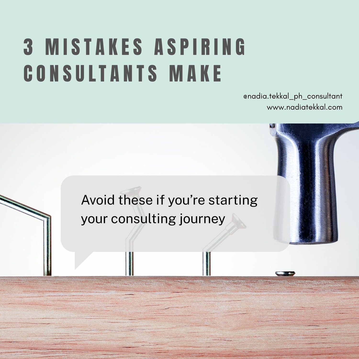 3 mistakes aspiring consultants make – tips for starting your consulting journey