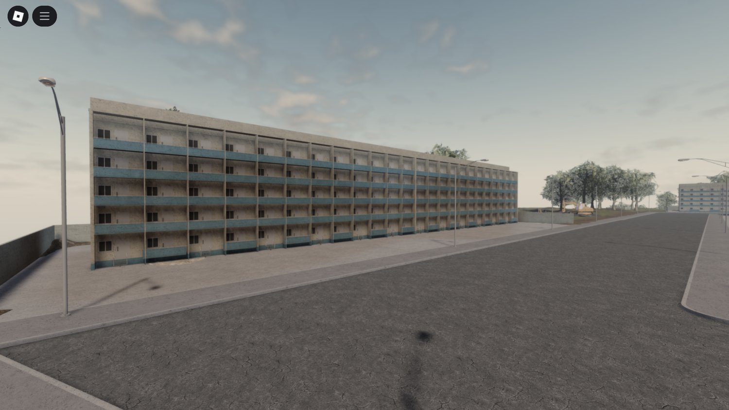Enterable Soviet-style house interior with 80s furniture