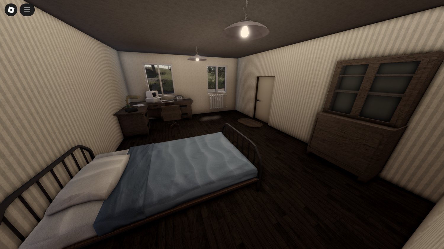 Soviet-inspired Roblox environment with Cold War theme