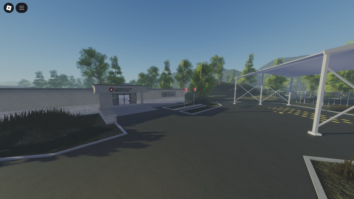 Realistic ambient environment of Canadian Army Academy map