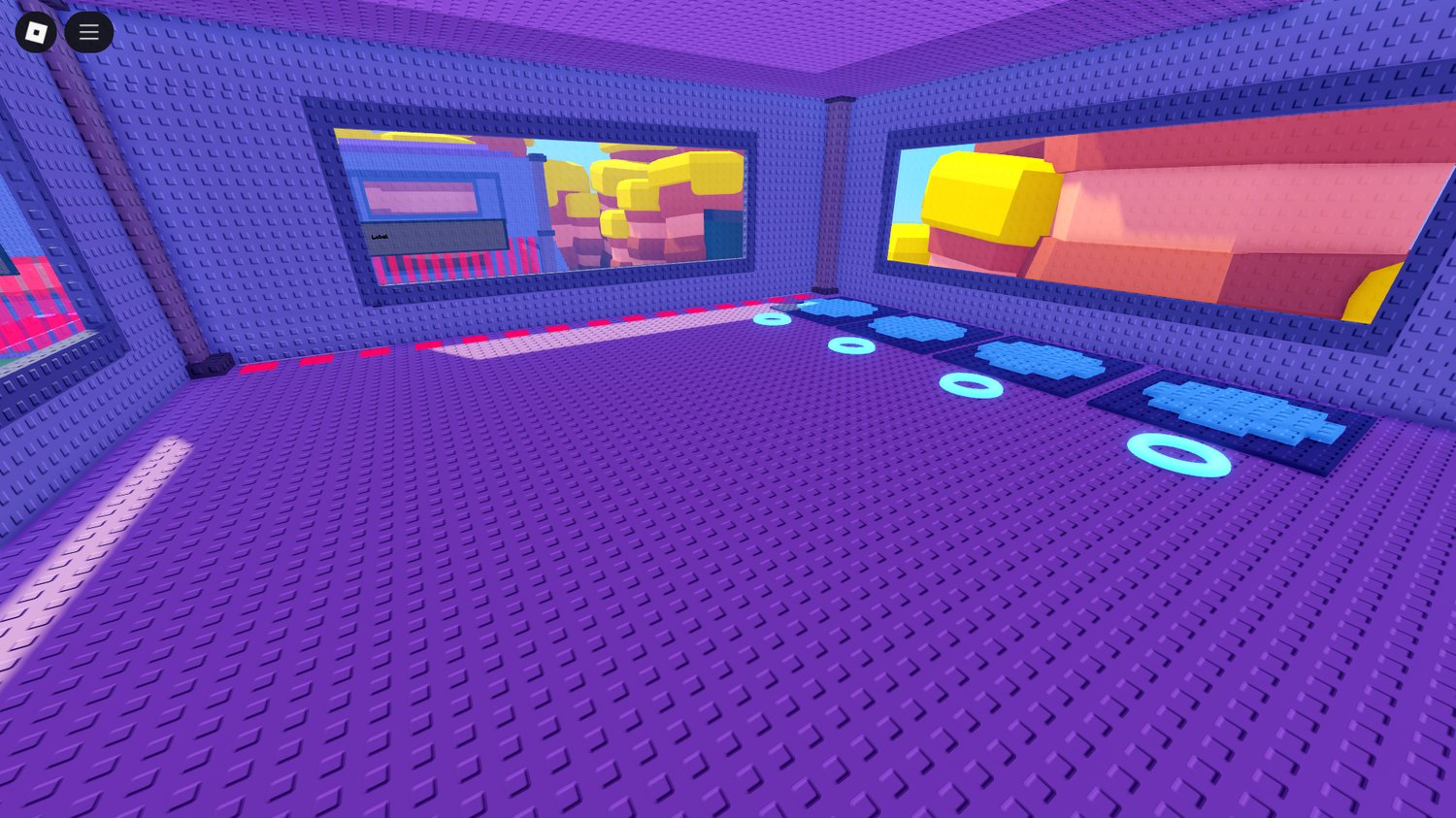 Wide view of tycoon map layout with multiple paths