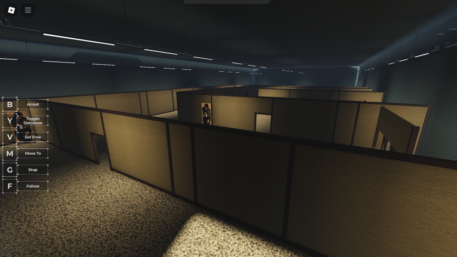 Ambient military environment of Roblox academy