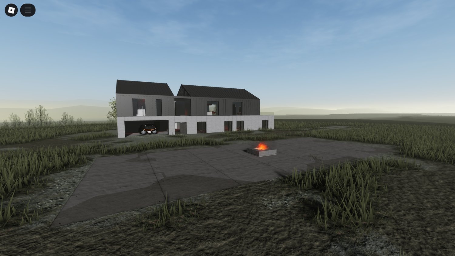 Players exploring eerie construction zones