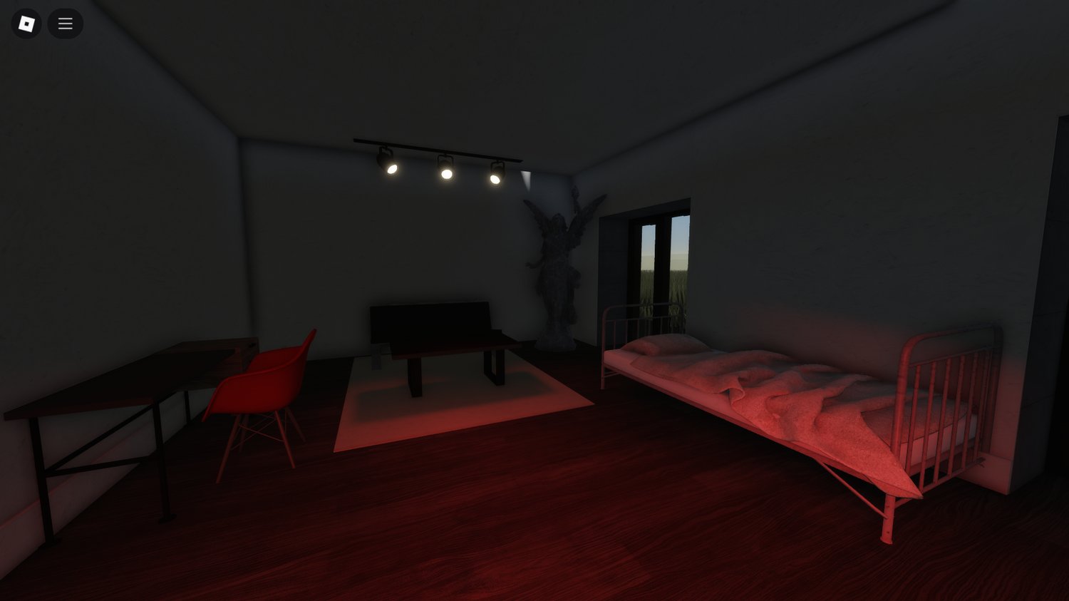 Interior of mysterious house in Wyoming map