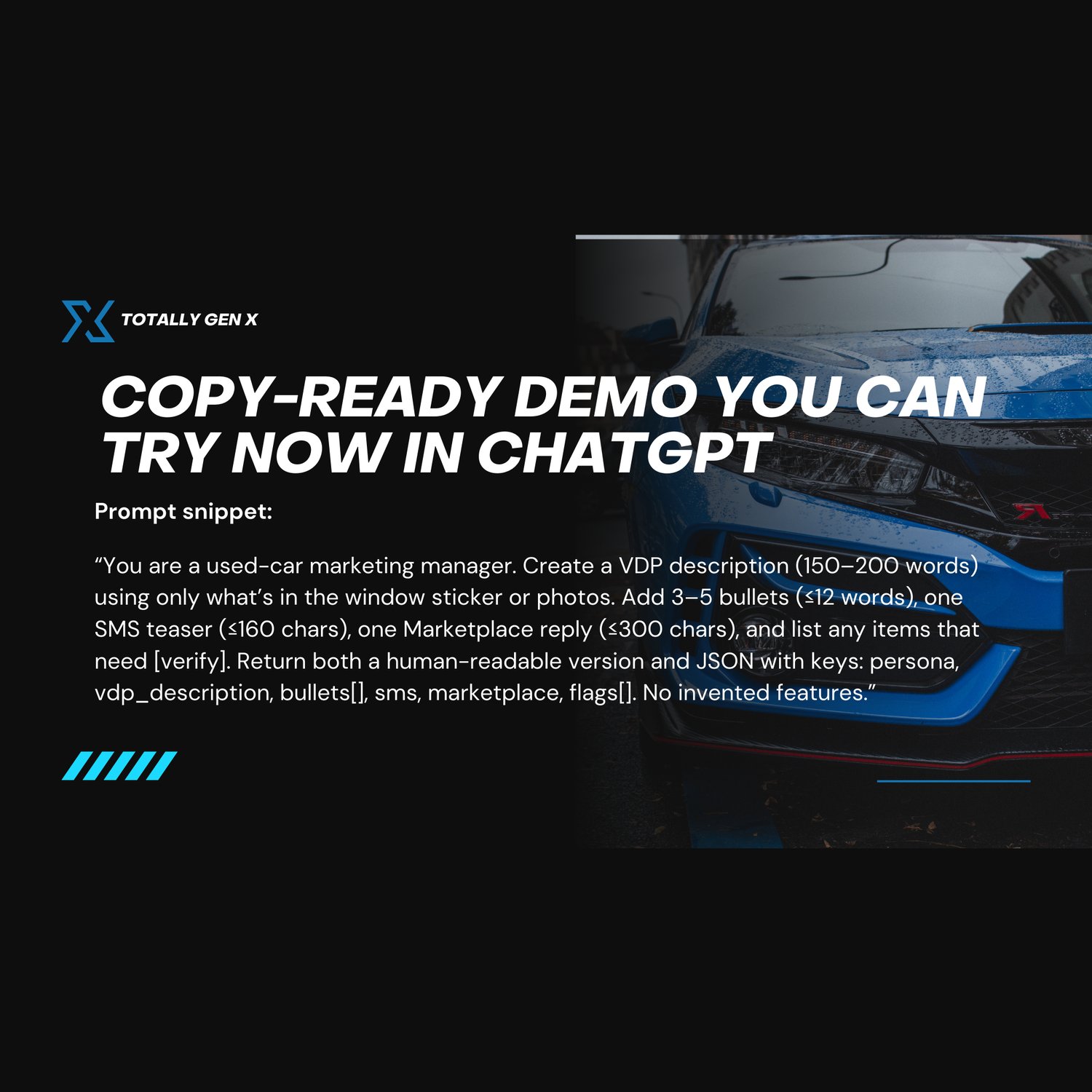 Copy-ready demo you can try now in ChatGPT.