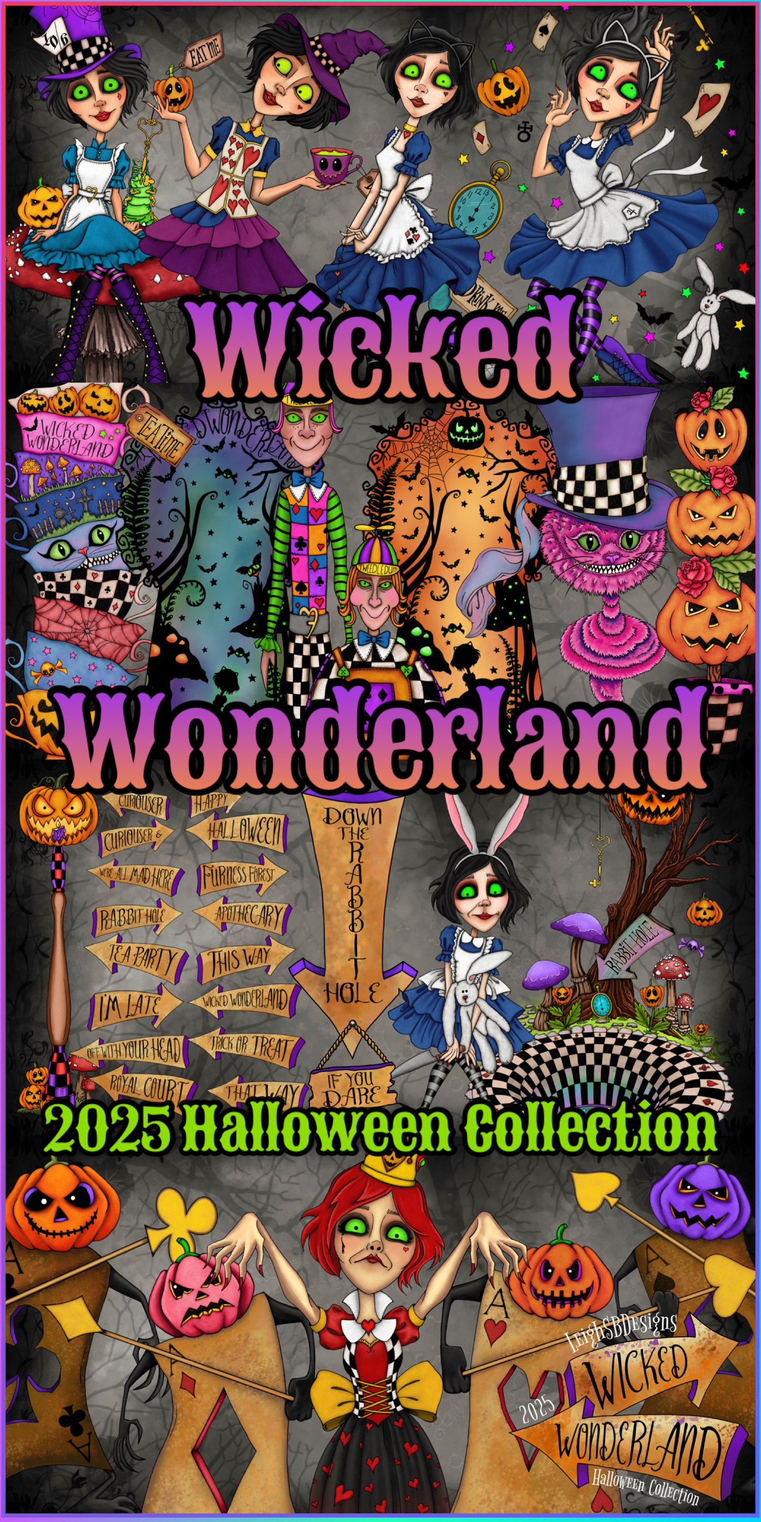LeighSBDesigns Wicked Wonderland 2025 Halloween Collection