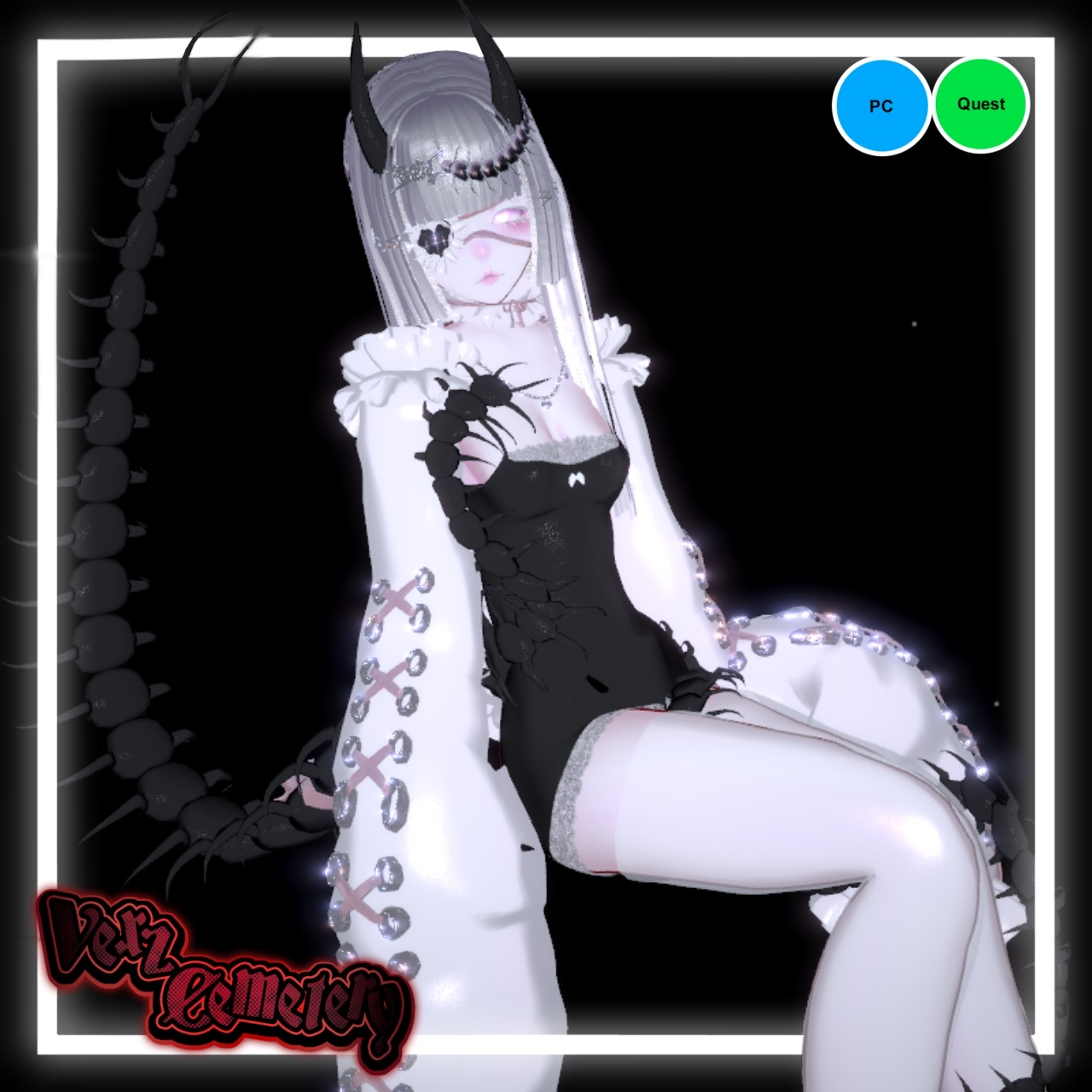 ❦ Ivory || Nitro Free || SFW || (PC + Quest) || VRC Avatar ❦