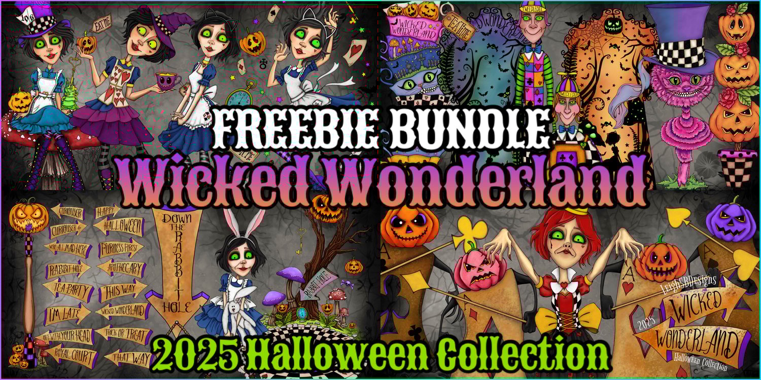 LeighSBDesigns Wicked Wonderland Halloween 2025 Collection Bundle